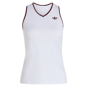 Women's Classics Tennis Tank White,Apparel,Adidas,White,XS,Tennis Express,KY8888