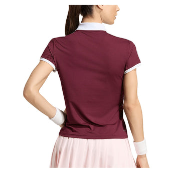 Women's Classics Tennis Polo Maroon,Apparel,Adidas,,,Tennis Express,KY8891_3