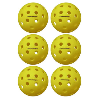 Pure 2 Outdoor Pickleballs Yellow 6-Pack-Balls-Onix-KZ31006Y-1-Tennis Express