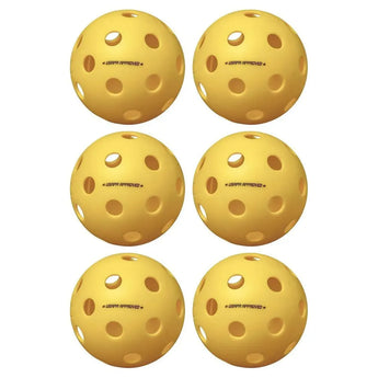 Fuse Indoor Pickleballs Yellow 6-Pack-Balls-Onix-KZ42006Y-1-Tennis Express