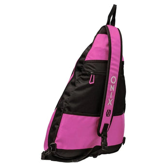 Pro Pickleball Sling Bag Pink and Black-Bags-Onix-KZ7404-PSBPB-21-Tennis Express