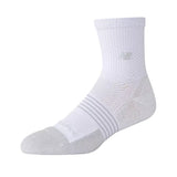 Unisex Pro Tennis Quarter Socks 1 Pair White-Socks-New Balance-LAS15109-WT-709606Tennis Express