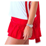 Women's Lawley 13 Inch Tennis Skort Red, Bubble, Tennis Express, LAW-REDH26-1