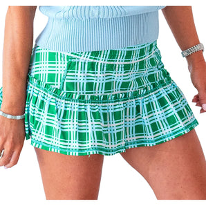 Women's Lawley Tennis Skort Plaid-Apparel-Bubble-LAWP-P_3dcdfa76-f3c2-431d-a809-0fc02fffc923-Tennis Express