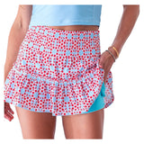 Women's Lawley Tennis Skort Stars,Apparel,Bubble,,,Tennis Express,LAWP-S-1