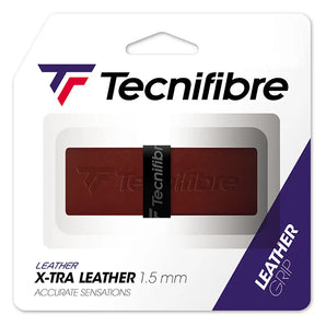 Leather Replacement Tennis Grip Chestnut,Accessories,Tecnifibre,,,Tennis Express,LEATHERGRIP-1