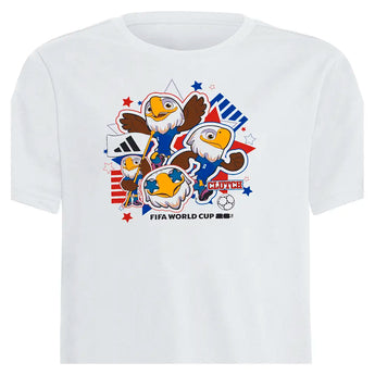 Juniors' Mascot Tee White,Apparel,Adidas,,,Tennis Express,LI5946-F26-6