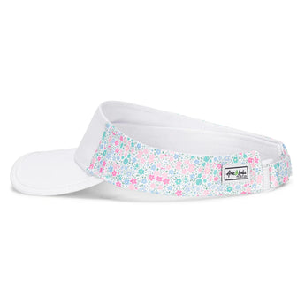 Little Love Visor Tennis Flowers-Apparel-Ame and Lulu-LLVTV-1-Tennis Express