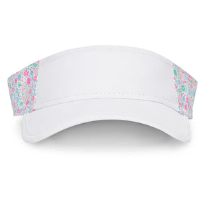Little Love Visor Tennis Flowers-Apparel-Ame and Lulu-LLVTV-2-Tennis Express