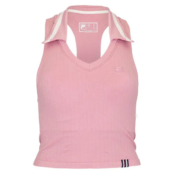 Women's Challenger Seamless Tennis Polo Tank-Apparel-Fila-LW43F005-500S25-500-1-1-[Sku]-Tennis Express