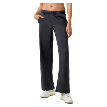 Womens Break Point Impact Tennis Pant Black and Gardenia-Apparel-Fila-LW43F007-978F24-3-Tennis Express