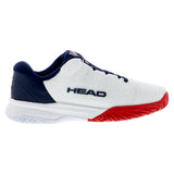 Juniors' Revolt Pro 5.0 Tennis Shoes White and Navy-Footwear-Head-Layer0copy-Tennis Express