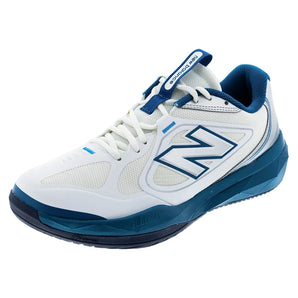 Men's FuelCell 796v5 4E Width Tennis Shoes Sea Salt and North Sea,Footwear,New Balance,Sea Salt/North Sea,8,Tennis Express,M7962IX4E-F26copy