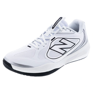 Men's FuelCell 796v5 2E Width Tennis Shoes White and Black-Footwear-New Balance-M79656Y2Ecopy-Tennis Express