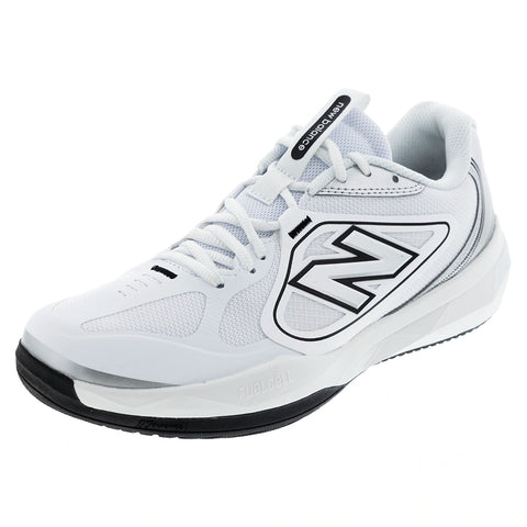 Men's FuelCell 796v5 D Width Tennis Shoes White and Black – Tennis