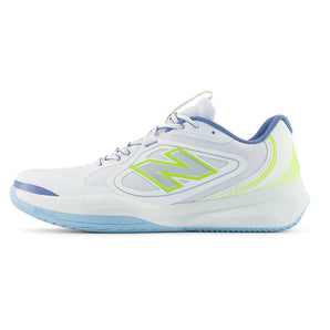 Men's FuelCell 796v5 2E Width Pickleball Shoes NB 103 White and Alkaline Green,Footwear,New Balance,,,Tennis Express,M7967DO2E-2