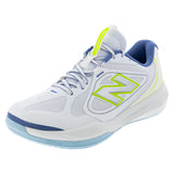 Men's FuelCell 796v5 2E Width Pickleball Shoes NB 103 White and Alkaline Green,Footwear,New Balance,NB 103 White/Alkaline Green,8,Tennis Express,M7967DO2Ecopy