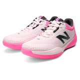 Men's FuelCell 996v6 2E Width Tennis Shoes Pink Heat and NB White,Footwear,New Balance,,,Tennis Express,M9969UJ2E-7