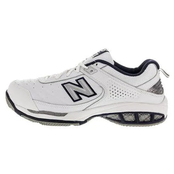 Men's MC806 4E Width Tennis Shoes White-Footwear-New Balance-MC806W4E-S16-LEFT-2-[Sku]-Tennis Express
