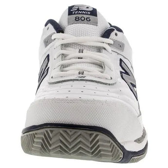 Men's MC806 4E Width Tennis Shoes White-Footwear-New Balance-MC806W4E-S16-TOE-5-[Sku]-Tennis Express