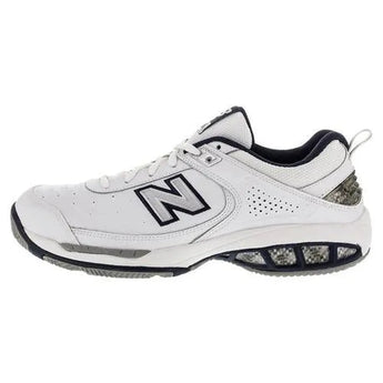 Men's MC806 B Width Tennis Shoes White-Footwear-New Balance-MC806WB-S16-LEFT-Tennis Express