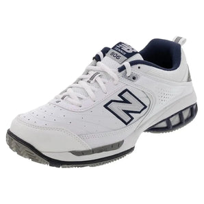 Men's MC806 D Width Tennis Shoes White-Footwear-New Balance-MC806WD-B01copy-Tennis Express