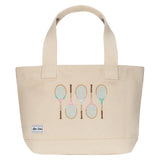 Women's Mini Country Club Tote Retro Racquets, Ame and Lulu, Retro Racquets, Tennis Express, MCCT431-B-RETRO-RACQUETS-1