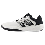 Men's 696v6 2E Width Tennis Shoes White and Black-Footwear-New Balance-MCH696W6-1-2-[Sku]-Tennis Express