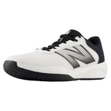 Men's 696v6 D Width Tennis Shoes White and Black-Footwear-New Balance-MCH696W6-y1-Tennis Express