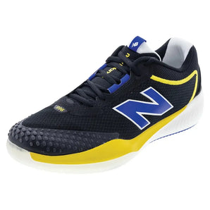 Men's FuelCell 996v6 D Width Tennis Shoes Black and Blue Gemstone-Footwear-New Balance-MCH996B6-x-Tennis Express