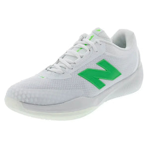 Men's FuelCell 996v6 D Width Tennis Shoes White and Green Apple,Footwear,New Balance,White,7,Tennis Express,MCH996G6D-U25_75312ceb-52bb-403b-8048-cac9198eec60