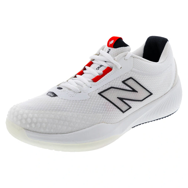 Men's FuelCell 996v6 D Width Tennis Shoes White and Black