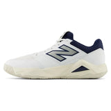 Men's FuelCell Delray D Width Tennis Shoes White and Navy-Footwear-New Balance-MCHCODW2D-U25-1-Tennis Express
