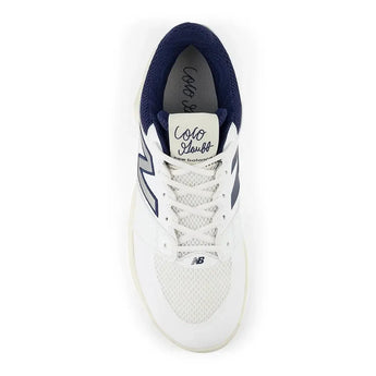 Men's FuelCell Delray D Width Tennis Shoes White and Navy-Footwear-New Balance-MCHCODW2D-U25-3-Tennis Express
