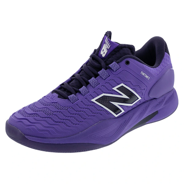 Men's Fresh Foam X CT-Rally v2 2E Width Tennis Shoes Electric Indigo and Boysenberry-Footwear-New Balance-MCHRALA22Ecopy-Tennis Express