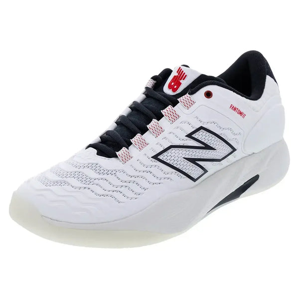 Men's Fresh Foam X CT-Rally v2 2E Width Tennis Shoes White and Gum-Footwear-New Balance-MCHRALC22E-F25-1-[Sku]-Tennis Express