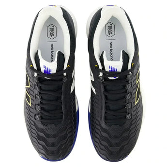 Men's Fresh Foam X CT-Rally v2 2E Width Tennis Shoes Black and Apollo Gold,Footwear,New Balance,,,Tennis Express,MCHRALP2-3