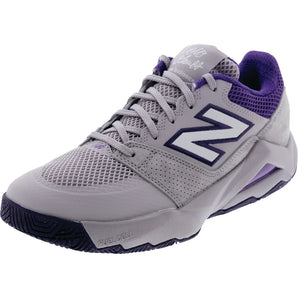Men's Coco Delray 2E Width Tennis Shoes Off-Line Grey and Boysenberry, New Balance, Off-Line Grey/Boysenberry, Tennis Express, MCOD11U2E-H26-OFF-LINE-GREY-BOYSENBERRY-1