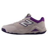 Men's Coco Delray D Width Tennis Shoes Off-Line Grey and Boysenberry, New Balance, Tennis Express, MCOD11UD-H26-1