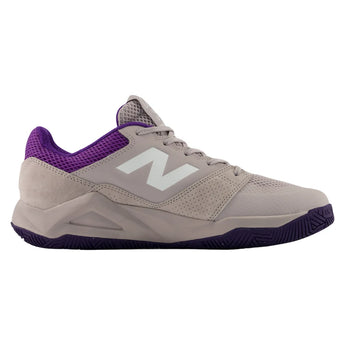Men's Coco Delray D Width Tennis Shoes Off-Line Grey and Boysenberry, New Balance, Tennis Express, MCOD11UD-H26-2