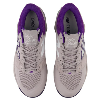 Men's Coco Delray D Width Tennis Shoes Off-Line Grey and Boysenberry, New Balance, Tennis Express, MCOD11UD-H26-3