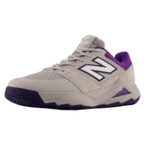 Men's Coco Delray D Width Tennis Shoes Off-Line Grey and Boysenberry, New Balance, Off-Line Grey/Boysenberry, Tennis Express, MCOD11UD-H26-OFF-LINE-GREY-BOYSENBERRY-1