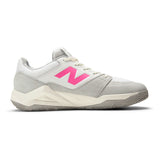 Men's Coco Delray 2E Width Tennis Shoes NB White and Pink Heat,Footwear,New Balance,,,Tennis Express,MCOD2KY2E-2