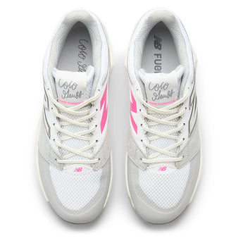 Men's Coco Delray 2E Width Tennis Shoes NB White and Pink Heat,Footwear,New Balance,,,Tennis Express,MCOD2KY2E-6