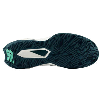 Men's Coco Delray 2E Width Tennis Shoes NB White and Deep End,Footwear,New Balance,,,Tennis Express,MCOD44Y-5