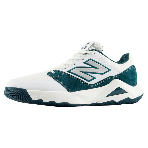 Men's Coco Delray D Width Tennis Shoes NB White and Deep End