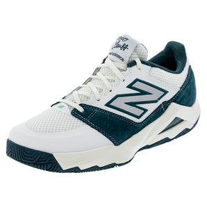 Men's Coco Delray 2E Width Tennis Shoes NB White and Deep End,Footwear,New Balance,NB White/Deep End,8,Tennis Express,MCOD44Y2Ecopy