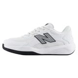 Men's FuelCell 696v7 D Width Tennis Shoes White and Black,Footwear,New Balance,,,Tennis Express,MH6961T5-1