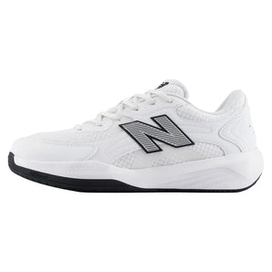 Men's FuelCell 696v7 D Width Tennis Shoes White and Black,Footwear,New Balance,,,Tennis Express,MH6961T5-1