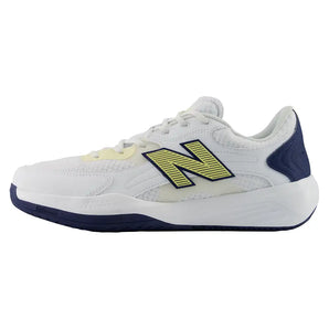 Men's FuelCell 696v7 D Width Tennis Shoes White and Enoki,Footwear,New Balance,,,Tennis Express,MH6963L2-1